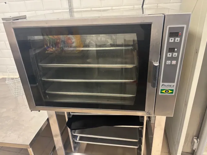 Forno Turbo Elétrico Prática Technipan HPE80 - 380V Trifásico