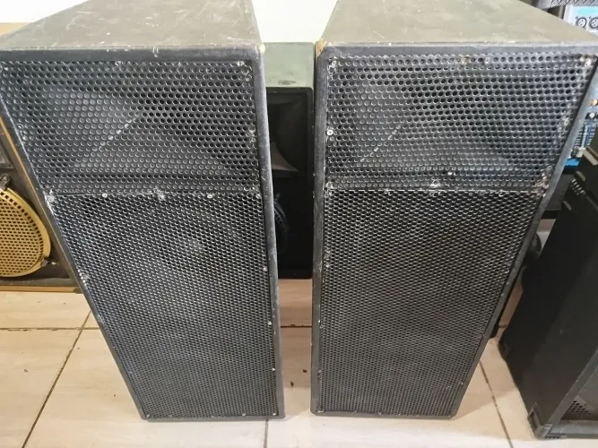 (PAR DE LINE PASSIVAS 2 X 10" X 600W + TITÂNIO)