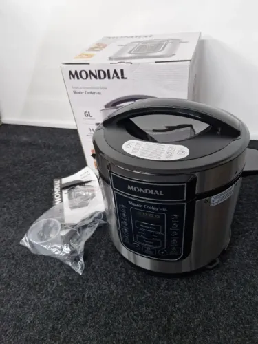 Panela de Pressão Elétrica Digital Mondial 6L - 220V - Nunca Usada - Caixa Aberta