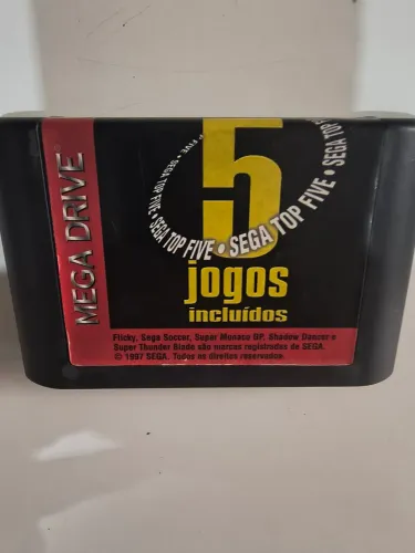 JOGO MEGA DRIVE 5 JOGOS