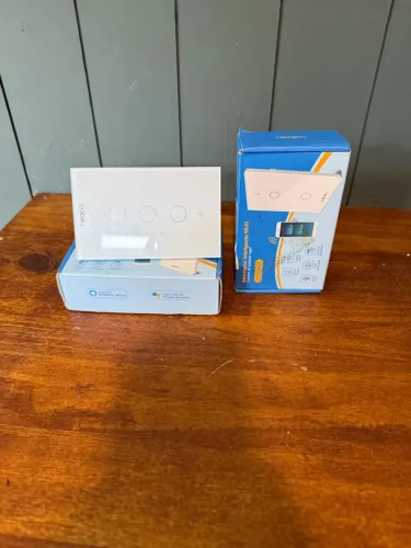 Interruptor 3 Modulos Botao Touch Wi-fi Inteligente Smart Cor Branco