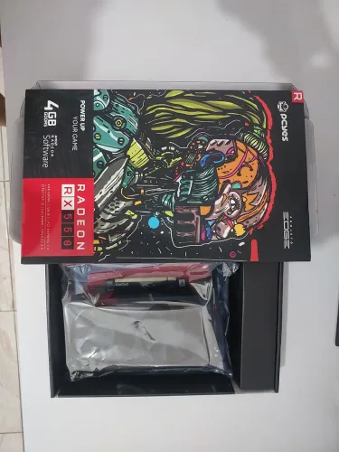 RX 550 NA CAIXA. com garantia ainda