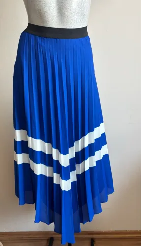 Saia assimétrica azul Zara 