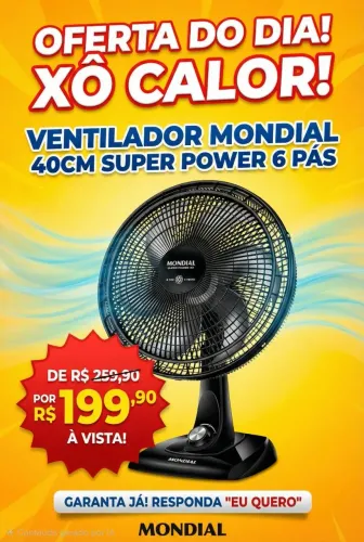 Ventilador mondial 40cm