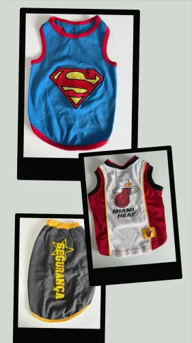 Roupa para pet 3 peças 