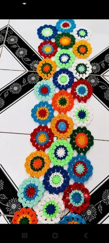 Caminho de mesa flores