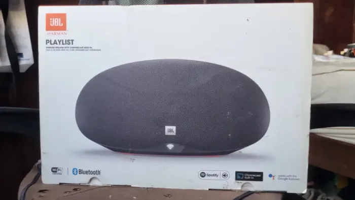 JBL Playlist Caixa de som sem fio Chromecast integrado e conectividade Bluetooth