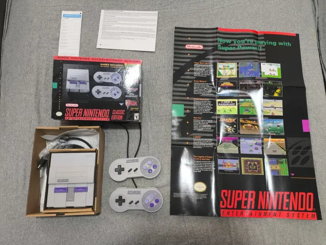 Snes Mini Americano Estado de Novo Troco em games leia a descrição