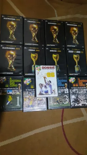 Lote dvds FIFA copa e placar
