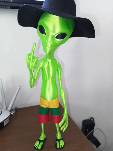 Boneco alienígena safadinho