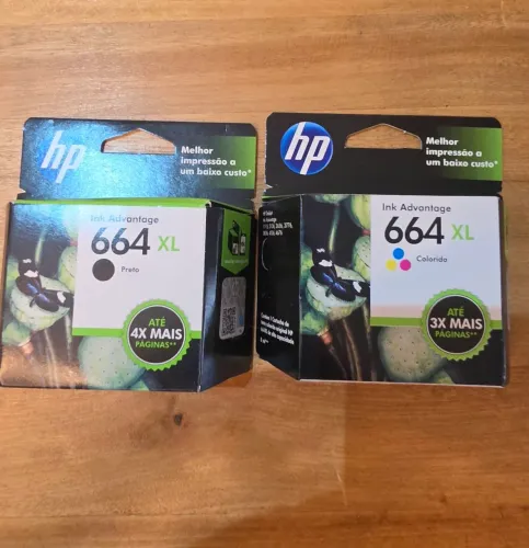 Kit Cartuchos originais HP 664 XL