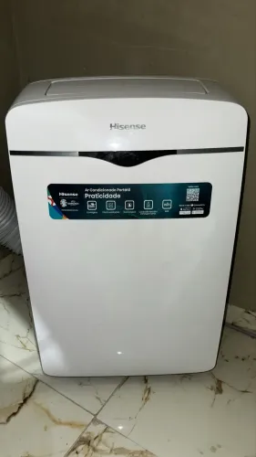 Ar-condicionado Portátil Hisense 12.000 BTUs Wi-Fi 127V - Excelente Estado