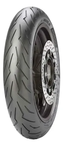 Pneu Pirelli Diablo Rosso Scooter Aro 14 - 110/70-14 50P  Pneu esportivo para scooter, 