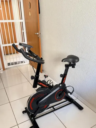 Bicicleta Ergométrica Spinning Nova, Aceitamos cartão