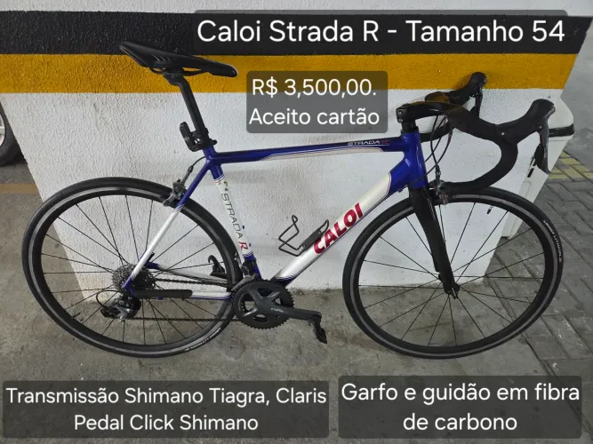 BICICLETA CALOI STRADA R TAMANHO 54