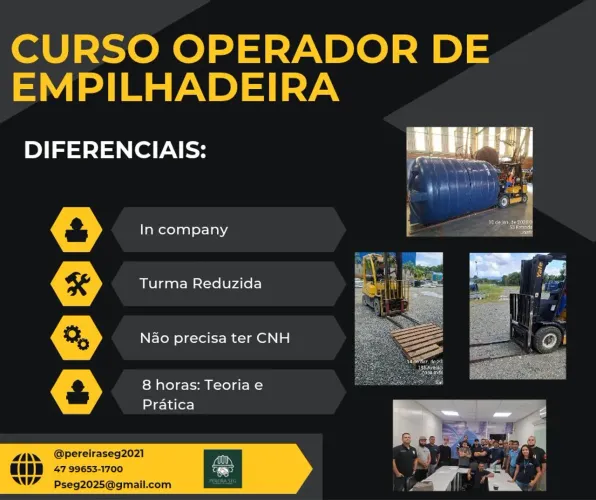 Curso Operador de Empilhadeira (turma aberta)