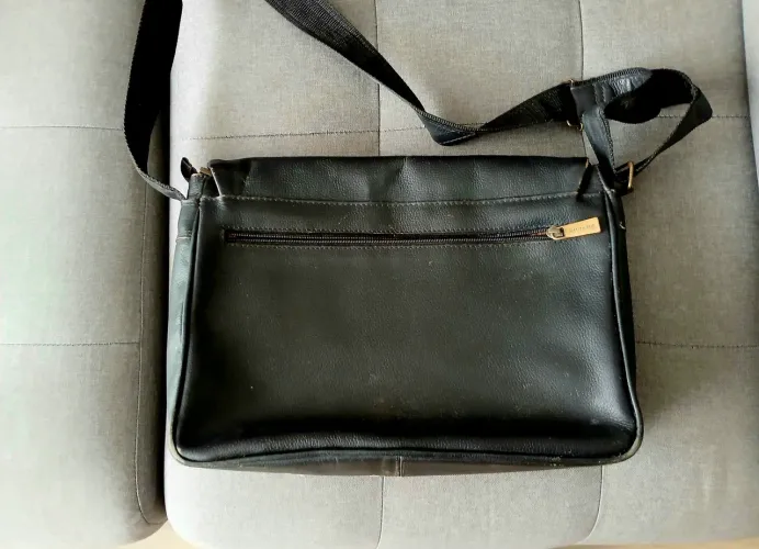 Bolsa para notebook 15" couro