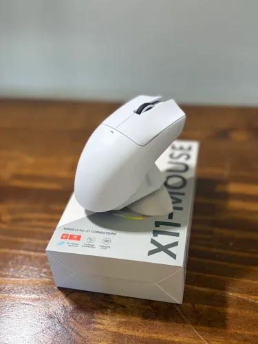 Mouse Attack Shark x11 branco (novo)