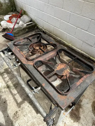 Fogão industrial duas bocas com forno