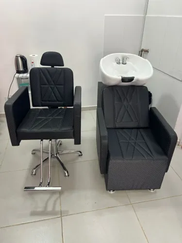 Lavatório + cadeira cabeleleiro