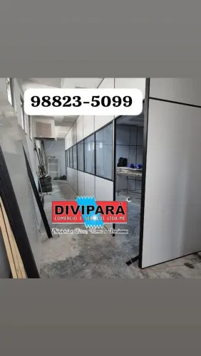 Divisória eucatex #gesso acartonado Drywall #persiana #forro pvc #vidro piso vinilico
