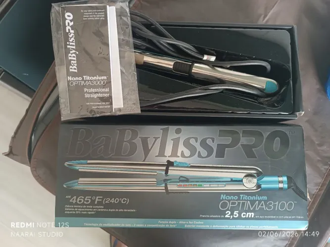 Prancha Nano Titanium Baby Liss Pro