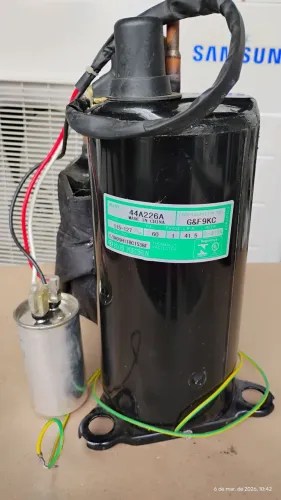 COMPRESSOR ROTATIVO 12000BTU RECCHI 110V PHILCO E ELETROLUX MOD 44A226A