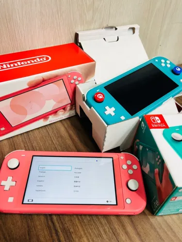 Nintendo Switch Lite Desbloq | Cartão 128GB + Garantia