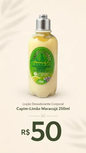 Hidratante Capim-Limão Maracujá L?Occitane au Brésil - 250ml
