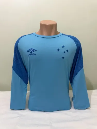 Camisa Cruzeiro Manga Longa Treino - 2018