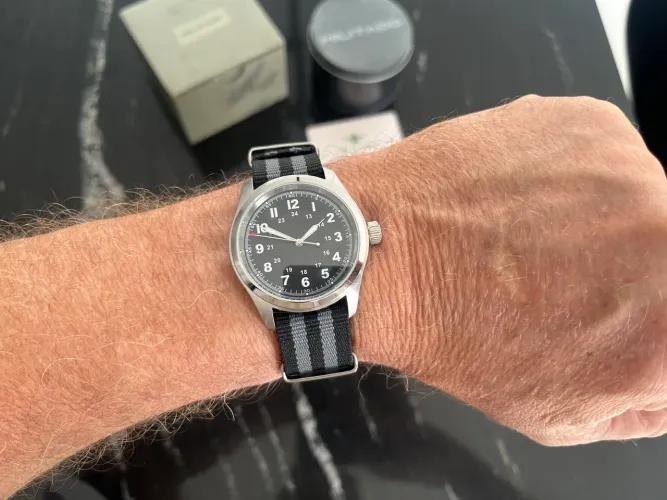 Relógio Militado ML08 - Hamilton Khaki