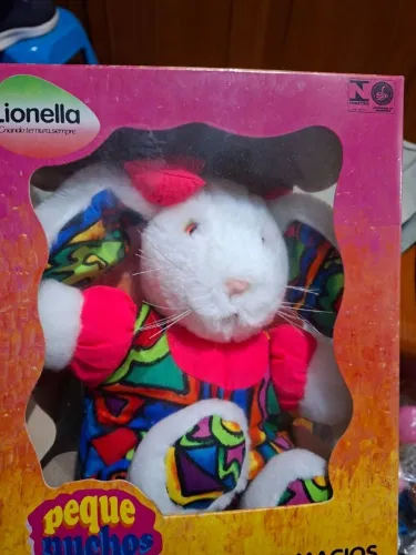 coelho de pelúcia lionella pequenuchos vintage
