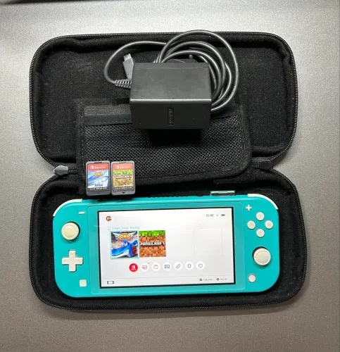 Nitendo Switch Lite Blue + JOGOS