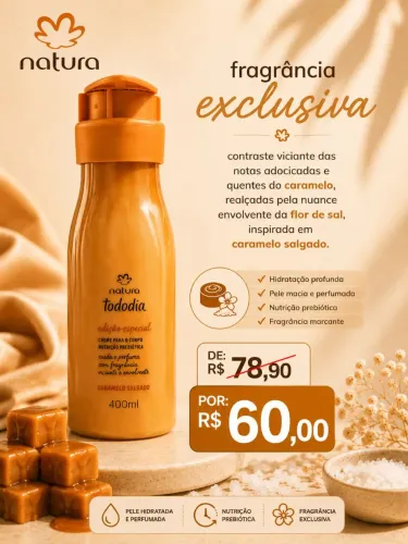 Hidratante caramelo salgado