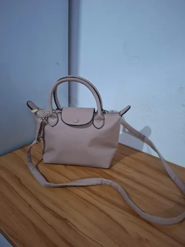 Bolsa Transversal em Tom Rosé