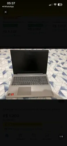 vendo notebook lenovo seminovo