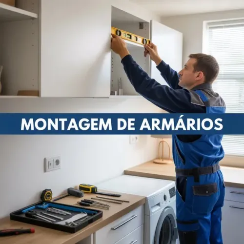 Montador de móveis. Trabalho cuidadoso e eficiente.