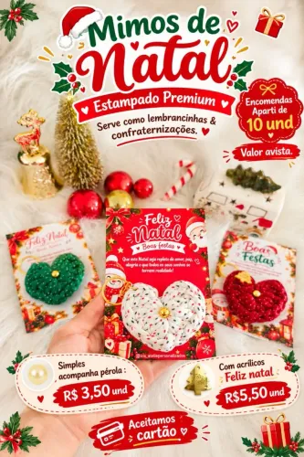 Natal brinde clientes , Confraternizações lembrancinhas