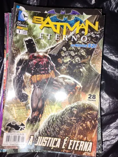 Coleção hq Batman Eterno novos 52 completo 0-52