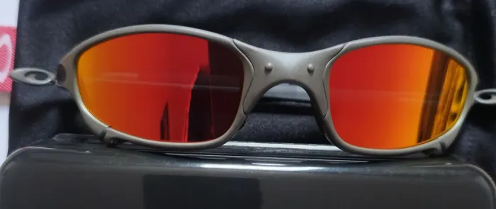 ÓCULOS OKAY JULIET LENTE VERMELHO RUBY