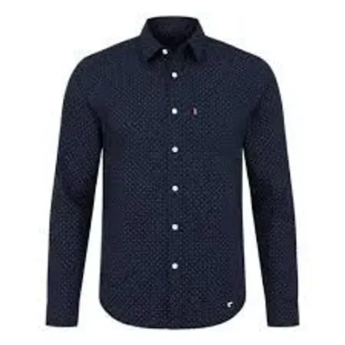 Camisa Levi's® Classic Standard Manga Longa Azul<br>R$ 369,90