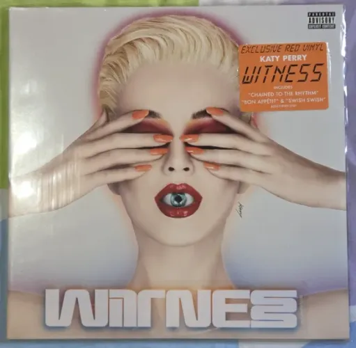 LP VINIL KATY PERRY WITNESS VERMELHO RARO USADO