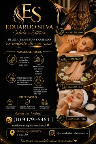 Serviços de beleza a domicílio 