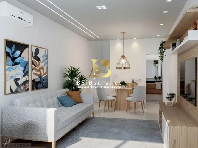 BS IMOBILIÁRIA VENDE casa duplex de primeira locação com 3 quartos sendo 1 suíte, 108 m² p