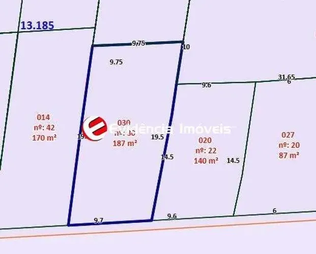 Terreno à venda, 187 m² por R$ 335.000,00 - Vila Eldízia - Santo André/SP