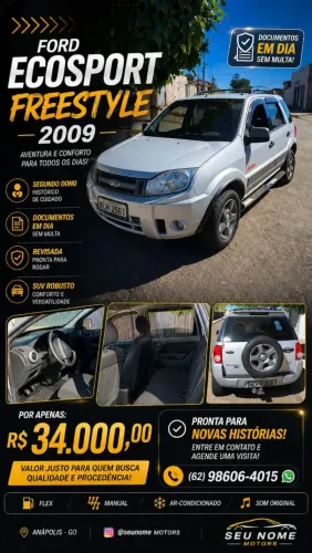 Ford Ecosport XLT 2.0/ 2.0 Flex 16V 5P Mec. 2009