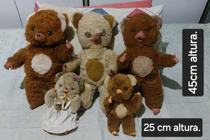 Boneco Família ursos peposos 