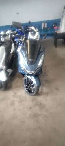 HONDA PCX 160 DLX AZUL 2024 SHALON VEICULOS CARIACICA