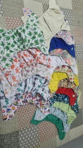 FRALDAS ECOLÓGICAS DE PANO "DIPANO" com Brinde