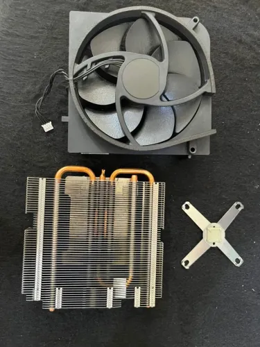 Cooler Interno Original Xbox Series S 7 Lâminas com Dissipador e Clamper